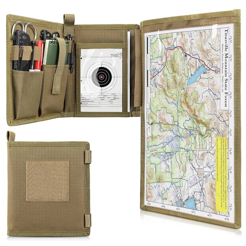 Tasmota - Bolsa de almacenamiento de mapas tácticos,