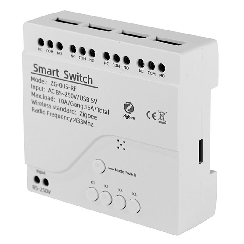 Smart Relay Tuya - [NEWA08R] Módulo de interruptor inteligente Zigbee