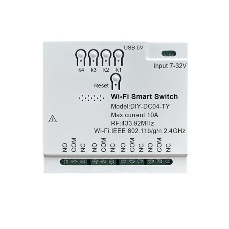 Tuya 4 Channel - Módulo de Interruptor Inteligente Wifi de