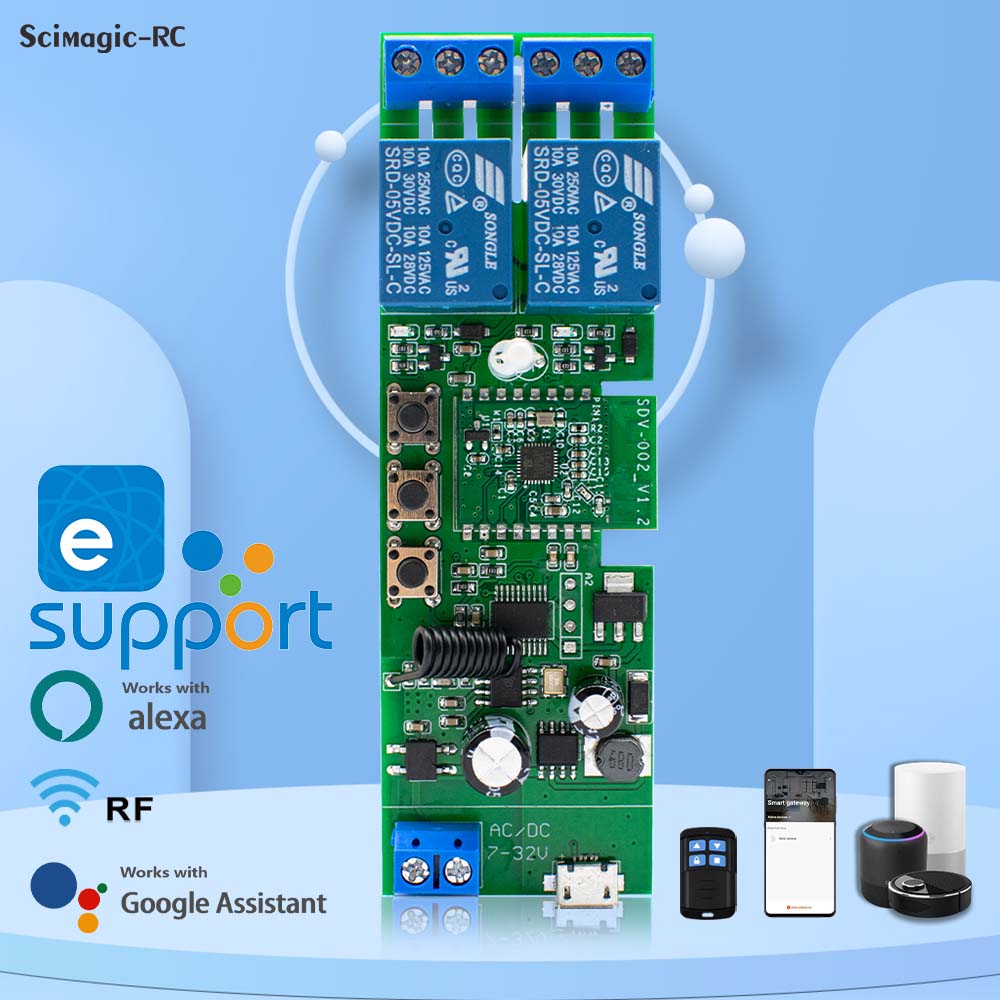 EWELINK 220V 12V 24V Wifi inte - Sonoff Basic reseña y precio