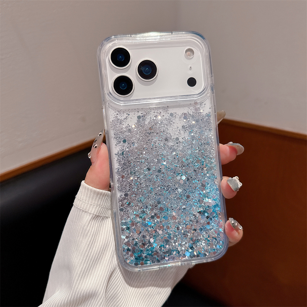 Funda Bling Quicksand para iPh - Shelly reseña y precio