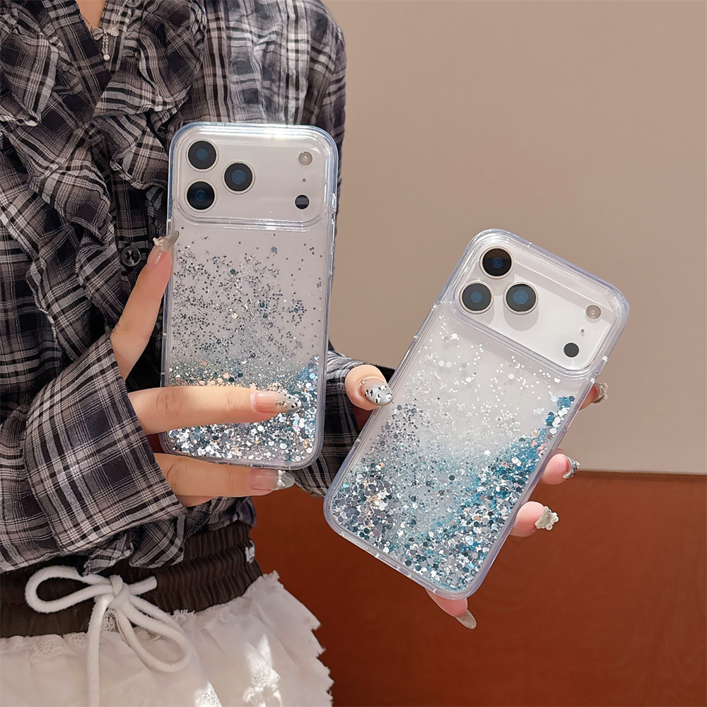 Funda Bling Quicksand para iPh - Shelly reseña y precio