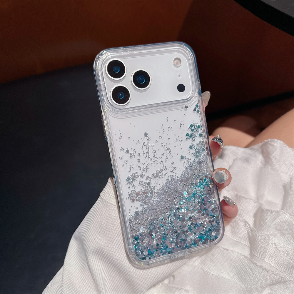 Funda Bling Quicksand para iPh - Shelly reseña y precio