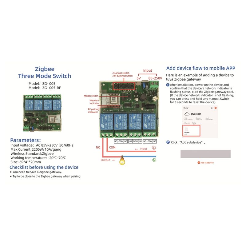 [NEWA08R] Módulo de interrupto - Smart Relay Tuya reseña y precio