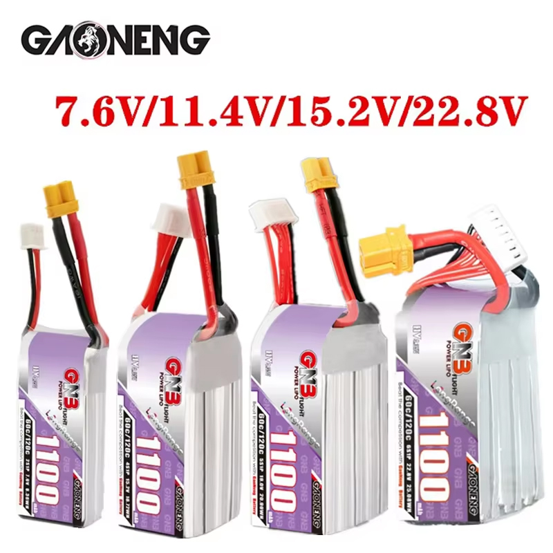GNB 1100mAh 2S 3S 4S 6S 60C/12 - Shelly Plug reseña y precio