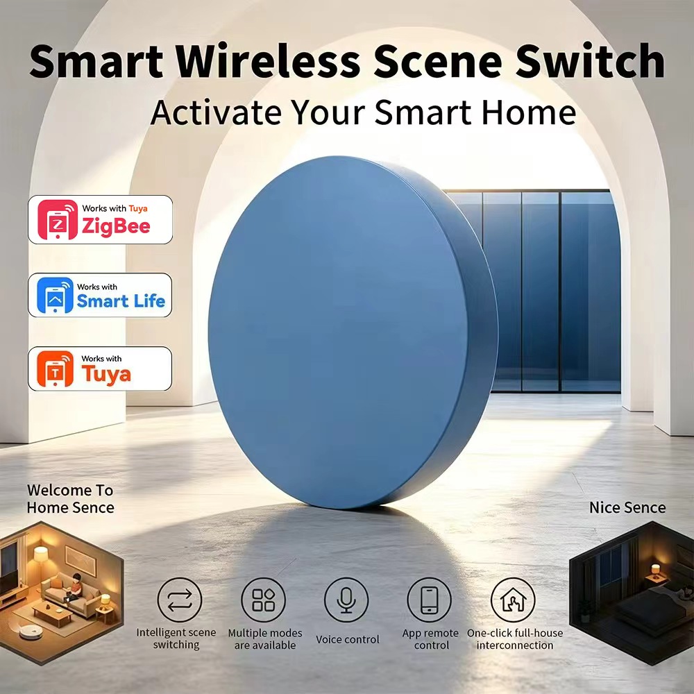 Botón de escena inteligente Zi - Home Assistant Tuya reseña y precio