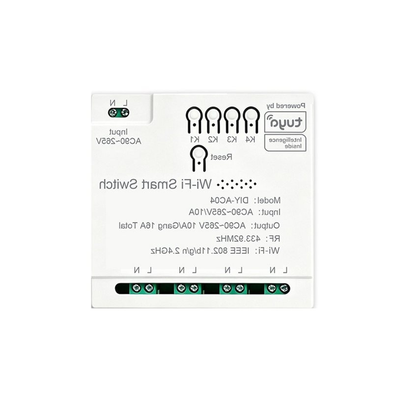 Interruptor de Relé Wifi para  - Tuya 4 Channel reseña y precio